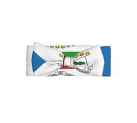 Fascia per capelli con stampa bandiera della Guinea Equatoriale, morbida, elastica, accessorio per capelli per neonati da 0 a 6 mesi