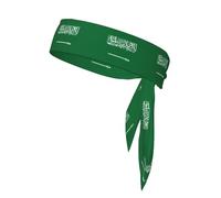Fascia per capelli con stampa bandiera dell'Arabia Saudita per donne e uomini, fasce per capelli ninja, regolabile e traspirante