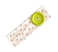 Fascia per capelli con stampa, per ragazze e donne, C | Fascia elastica con bottone per pendolarismo, abbigliamento quotidiano, Bang Taming