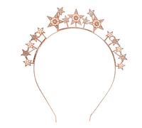 Fascia per capelli con strass a forma di stella, per feste serali, riunioni, puntelli da donna, per occasioni formali, discoteca, donna, copricapo alla moda, Misura unica, come descritto, come