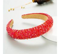 Fascia per capelli con strass e cristalli, accessorio per capelli da donna