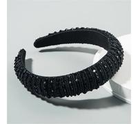 Fascia per capelli con strass e cristalli, accessorio per capelli da donna