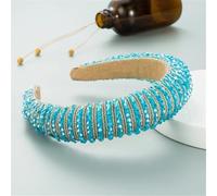 Fascia per capelli con strass e cristalli, accessorio per capelli da donna