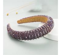Fascia per capelli con strass e cristalli, accessorio per capelli da donna