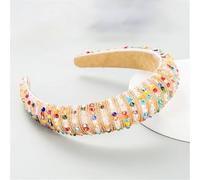 Fascia per capelli con strass e cristalli, accessorio per capelli da donna