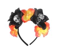 Fascia per capelli con teschio gotico | per capelli gotici cranio,Fascia per capelli portatile, copricapo spaventoso per le vacanze per feste, gioco di ruolo