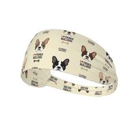 Fascia per capelli con teschio gotico, strega, arte nera, bandana per uomo e donna, comode fasce per la testa con elastico, fitness, sport, calcio, tennis