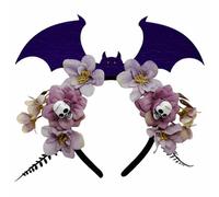 Fascia per capelli con teschio pipistrello dal, Section 1 | Feste horror e spettacoli teatrali con disegni floreali per accessori per costumi Festival stagionale