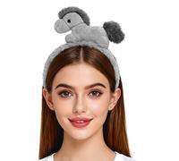 Fascia Per Capelli Con Testa Di Cavallo Rosso | Copricapo Per Festività Di Capodanno Cinese | Fasce Per Capelli Per Capodanno Cinese - Per Natale Celebrazione Carnevale Tema Party Spettacolo Palco Gio