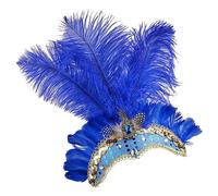 Fascia Per Capelli Da Cabaret Da Donna - Accessorio Per Feste Con Piume, Parrucchino Per Costumi Da Festival | Design Colorato Di Fascia Per Capelli Di Carnevale, Vivace Ornamento Per Lo Styling Celeb