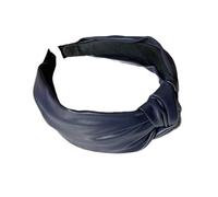 Fascia per capelli da donna a tesa larga in pelle sintetica alla moda annodata turbante primavera copricapo accessori per capelli per adulti