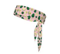 Fascia per capelli da donna annodata, multiuso, colore rosa avocado, ideale per sport, viaggi e a, fasce per capelli decorative per il collo, da avvolgere in una borsa o da indossare al collo.