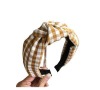 Fascia per capelli da donna, classica, in lattice, per adulti, calda, con nodo centrale, accessorio per capelli (kaki per capelli)