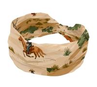 Fascia per capelli da donna, con croce intrecciata, morbida fascia per capelli per il sudore, per cowboy, paesaggio rurale, montagna, elastica, accessorio per capelli