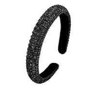 Fascia per capelli da donna con strass, design Mardi Gras, con glitter e tesa larga, alla moda, per feste, matrimoni, accessori per capelli da donna (stile 7, taglia unica)