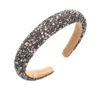Fascia per capelli da donna con strass luccicanti, accessorio per capelli comodo ed elegante, fascia per capelli alta per vari outfit alla moda
