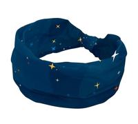 Fascia per capelli da donna e ragazza, morbida e larga, la Via Lattea, elastica, annodata, fascia per capelli alla moda per sport, allenamento, yoga, palestra, corsa