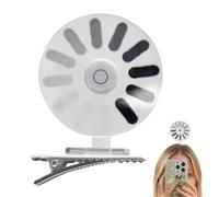 Fascia per capelli da donna e uomo, con clip rotante per capelli, per uso quotidiano, a tema casual per eventi, musica teatrale, festival, viaggi in diretta streaming