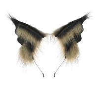 Fascia per capelli da donna, fascia per capelli con orecchie di lince in peluche, per morbida e confortevole per Comic Con e Cosplay, fasce per con orecchie di animali