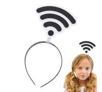 Fascia Per Capelli Da Donna - Fascia Per Capelli Festosa WiFi, Fasci Per Capeli WiFi Per Feste Festive, Accessorio Per Cpelli Alla, Fscia Per Cpelli Staccabile, Design Confortevole Per Feste