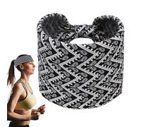 Fascia per capelli da donna, fascia per capelli larga, stile Boho, fascia per capelli alla, morbida, fascia larga elegante per attività all'aria aperta