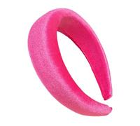 Fascia per capelli da donna, in spugna di velluto, per il viso, per il trucco, per il lavaggio del viso, per donne, yoga, sport, rosa e flanella
