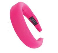 Fascia per capelli da donna, in spugna di velluto, per il viso, per il trucco, per il lavaggio del viso, per donne, yoga, sport, rosa + lucido