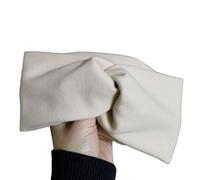 Fascia per capelli da donna, larga, fascia elastica per capelli, per yoga, antiscivolo, per corsa, escursioni, viso, ciclismo, trucco, bianco off-white