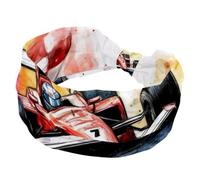 Fascia per capelli da donna, larga fascia per capelli per auto, con nodo attorcigliato, fascia per capelli antiscivolo, morbida fascia elastica per la testa per ragazza