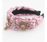 Fascia per capelli da donna pieghettata con treccia per adulti accessori per capelli fatti a mano pnnrk