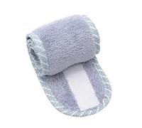 Fascia per capelli da donna, regolabile, per spa, morbida, in spugna, accessorio per capelli, per lavare il viso, bagno, trucco, fascia per capelli (grigio scuro)