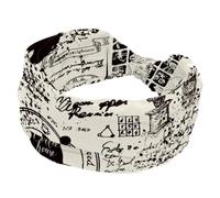 Fascia per capelli da donna, retrospettiva, conoscenza avventura, yoga, allenamento, fascia elastica per capelli, morbida fascia per capelli, turbante alla moda