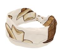 Fascia per capelli da donna, stile vintage, con stivali da cowboy, stile selvaggio West, fascia elastica per capelli, morbida fascia per capelli sportiva, turbante per yoga, palestra, fitness