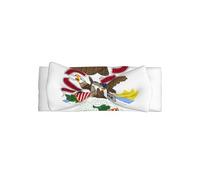 Fascia per capelli da neonata con fiocco e stampa della bandiera francese - Carina, delicata e dolce, come una