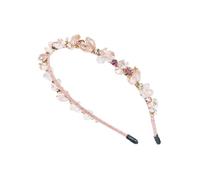 Fascia per capelli decorata con pietre preziose, design regolabile per matrimoni, pelle sensibile, elegante copricapo con cristalli