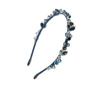 Fascia per capelli decorata con pietre preziose, design regolabile per matrimoni, pelle sensibile, elegante copricapo con cristalli