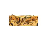 Fascia per capelli delicata con stampa di animali della prateria africana, accessori per capelli delicati per neonati e bambini