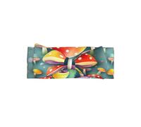 Fascia per capelli delicata con stampa di funghi colorati, accessori per capelli delicati per neonati e bambini