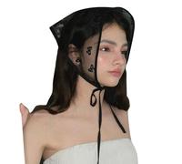 Fascia per capelli delicata primaverile per donne, alla moda, in pizzo, perfetta per feste, discoteche e matrimoni