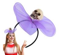 Fascia per capelli di Halloween, fascia per capelli di Halloween, fascia per capelli, fascia per l'orrore, accessorio per costume di Halloween, motivo ragni e teschi, per età