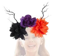 Fascia per capelli di Halloween Horror, fascia per costume di Halloween per adulti, un giorno unico dei morti, 1 taglia adatta a tutti, divertente decorazione per capelli di Halloween