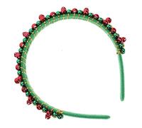 Fascia per capelli di Natale per le donne, per il capodanno, carina fascia natalizia, fascia rossa e verde, cerchietto per le vacanze, fascia per capelli in plastica