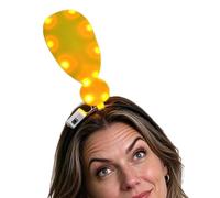 Fascia per Capelli Divertente Punto Esclamativo Unisex Copricapo Con Luce | Fasce per Capelli Spassose da Festa Adatti A Feste, Giochi Di Ruolo, Fotografia, Banchetto A Tema Giallo
