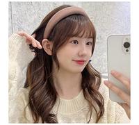 Fascia Per Capelli Donne Ragazze Colori Nylon Bedside Hairbands Headwears Aldult Lovesky Hair Hoop Faccendas Femmina Moda Accessori for capelli Fascia Per Capelli Donna(Khaki)