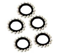 Fascia per capelli elastica con perle finte, Large full pearl | Elastico per capelli con passante per asciugamano traspirante con tenuta delicata per donne e ragazze, vari tipi