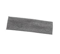 Fascia per capelli elastica in cotone, alla moda, per donne e uomini, tinta unita, per corsa, fitness, yoga, accessori per capelli per trucco (grigio scuro)