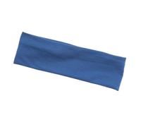 Fascia per capelli elastica in cotone, alla moda, per donne e uomini, tinta unita, per corsa, fitness, yoga, accessori per capelli per trucco (blu reale)