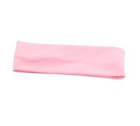 Fascia per capelli elastica in cotone, alla moda, per donne e uomini, tinta unita, per corsa, fitness, yoga, accessori per capelli per trucco (rosa)