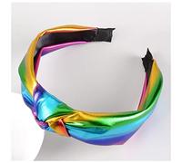Fascia Per Capelli Fascia retrò annodata fatta a mano PU. Hairbands in pelle for le donne Top annodato ragazze cinturino capelli femmina testa cerchio accessori for capelli Fascia Per Il Lavaggio Del