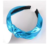 Fascia Per Capelli Fascia retrò annodata fatta a mano PU. Hairbands in pelle for le donne Top annodato ragazze cinturino capelli femmina testa cerchio accessori for capelli Fascia Per Il Lavaggio Del